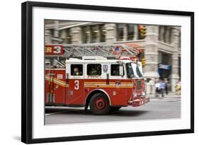 Fire Engine, New York-null-Framed Photographic Print