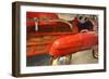 Fire Engine Pedal Car-Michelle Calkins-Framed Art Print