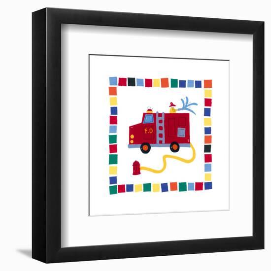 Fire Engine-Sophie Harding-Framed Art Print