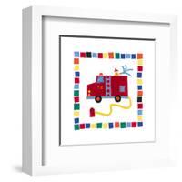 Fire Engine-Sophie Harding-Framed Art Print