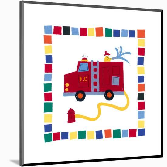 Fire Engine-Sophie Harding-Mounted Art Print