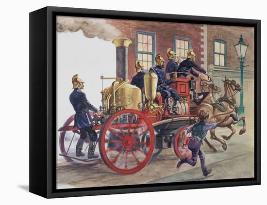 Fire Engine-Peter Jackson-Framed Stretched Canvas