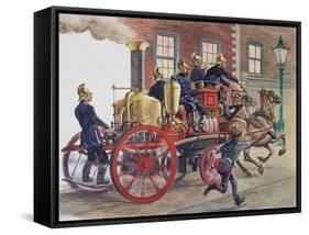 Fire Engine-Peter Jackson-Framed Stretched Canvas