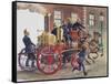 Fire Engine-Peter Jackson-Framed Stretched Canvas