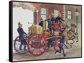 Fire Engine-Peter Jackson-Framed Stretched Canvas
