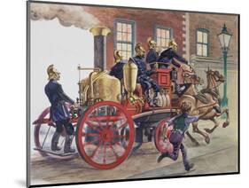 Fire Engine-Peter Jackson-Mounted Giclee Print