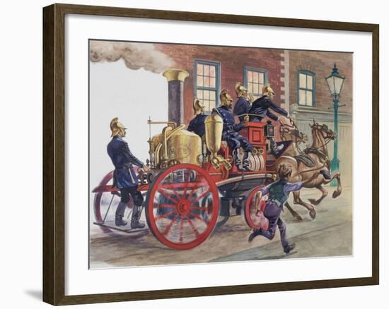 Fire Engine-Peter Jackson-Framed Giclee Print