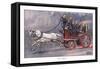 Fire Engine-Ernest Ibbetson-Framed Stretched Canvas