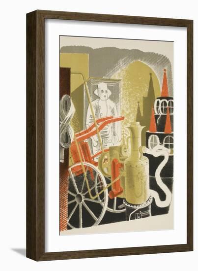 Fire Engineer-Eric Ravilious-Framed Giclee Print