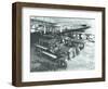 Fire Engines at Cannon Street Fire Station, City of London, 1913-null-Framed Photographic Print