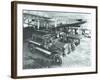 Fire Engines at Cannon Street Fire Station, City of London, 1913-null-Framed Photographic Print