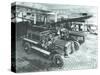 Fire Engines at Cannon Street Fire Station, City of London, 1913-null-Stretched Canvas