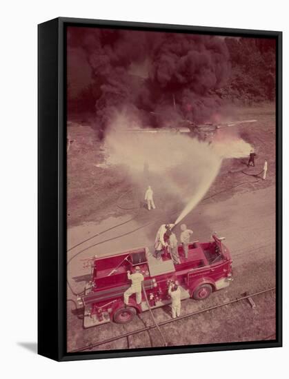 Fire Engines, Elmira, New York-Cornell Capa-Framed Stretched Canvas