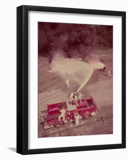 Fire Engines, Elmira, New York-Cornell Capa-Framed Photographic Print