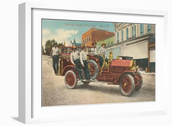 Fire Equipment, Alton, Illinois-null-Framed Art Print