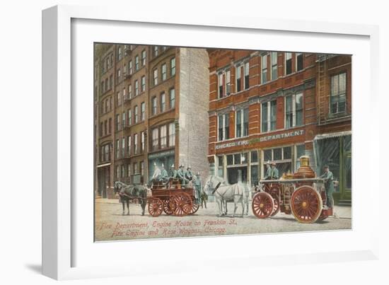 Fire Equipment, Chicago, Illinois-null-Framed Art Print