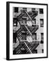 Fire Escape on Apartment Building-Henry Horenstein-Framed Photographic Print