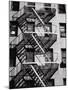 Fire Escape on Apartment Building-Henry Horenstein-Mounted Photographic Print