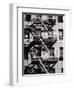 Fire Escape on Apartment Building-Henry Horenstein-Framed Photographic Print