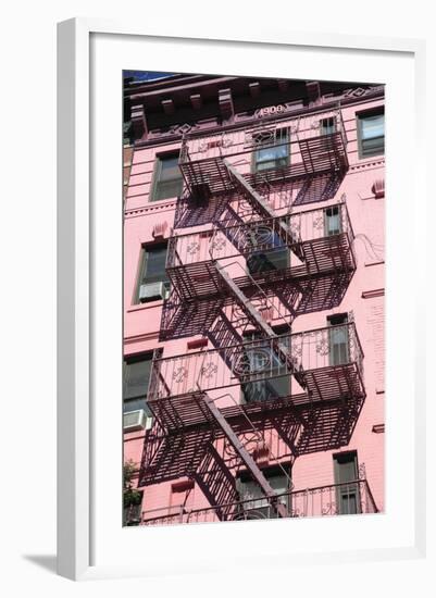 Fire Escape, Soho, Manhattan, New York City, United States of America, North America-Wendy Connett-Framed Photographic Print