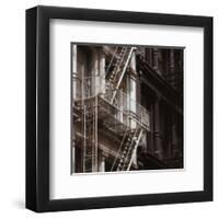 Fire Escape-null-Framed Art Print