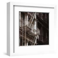 Fire Escape-null-Framed Art Print