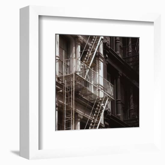 Fire Escape-null-Framed Art Print