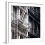 Fire Escape-Metro Series-Framed Art Print