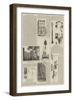 Fire Escapes, Old and New-null-Framed Giclee Print