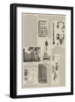 Fire Escapes, Old and New-null-Framed Giclee Print