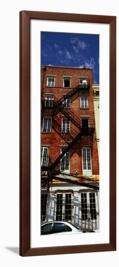 Fire Escapes on Building, Coyote Ugly Saloon, French Market, French Quarter, New Orleans, Louisiana-null-Framed Photographic Print