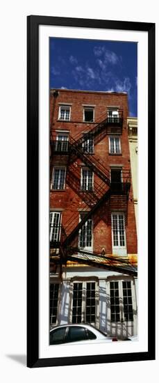 Fire Escapes on Building, Coyote Ugly Saloon, French Market, French Quarter, New Orleans, Louisiana-null-Framed Photographic Print