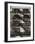 Fire Escapes on the Outside of Buildings in Spring Street, Soho, Manhattan, New York, USA-Robert Harding-Framed Photographic Print