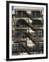 Fire Escapes on the Outside of Buildings in Spring Street, Soho, Manhattan, New York, USA-Robert Harding-Framed Photographic Print