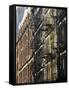 Fire Escapes on the Outside of Buildings in Spring Street, Soho, Manhattan, New York, USA-Robert Harding-Framed Stretched Canvas