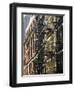 Fire Escapes on the Outside of Buildings in Spring Street, Soho, Manhattan, New York, USA-Robert Harding-Framed Photographic Print