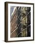 Fire Escapes on the Outside of Buildings in Spring Street, Soho, Manhattan, New York, USA-Robert Harding-Framed Photographic Print