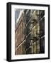 Fire Escapes on the Outside of Buildings in Spring Street, Soho, Manhattan, New York, USA-Robert Harding-Framed Photographic Print