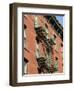 Fire Escapes on the Outside of Buildings in Spring Street, Soho, Manhattan, New York, USA-Robert Harding-Framed Photographic Print