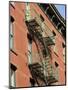 Fire Escapes on the Outside of Buildings in Spring Street, Soho, Manhattan, New York, USA-Robert Harding-Mounted Photographic Print