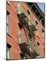 Fire Escapes on the Outside of Buildings in Spring Street, Soho, Manhattan, New York, USA-Robert Harding-Mounted Photographic Print