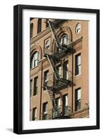 Fire Escapes, Tribeca, New York City, Ny, Usa-Natalie Tepper-Framed Photo