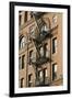 Fire Escapes, Tribeca, New York City, Ny, Usa-Natalie Tepper-Framed Photo