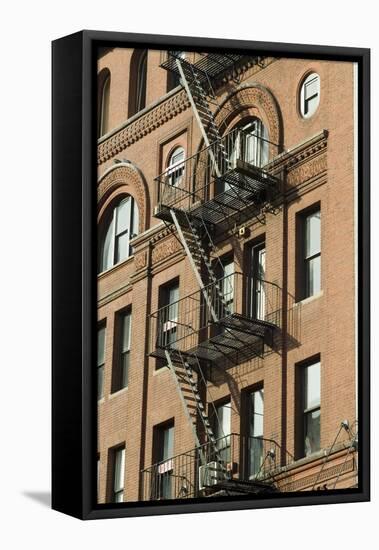 Fire Escapes, Tribeca, New York City, Ny, Usa-Natalie Tepper-Framed Stretched Canvas