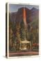 Fire Fall, Glacier Point, Yosemite, California-null-Stretched Canvas