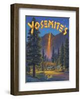 Fire Fall-Kerne Erickson-Framed Art Print