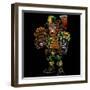 Fire Fighter Cyborg Leprechaun-FlyLand Designs-Framed Giclee Print