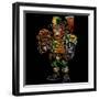 Fire Fighter Cyborg Leprechaun-FlyLand Designs-Framed Giclee Print