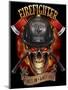 Fire Fighter Skull-FlyLand Designs-Mounted Giclee Print