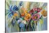 Fire Flowers-Silvia Vassileva-Stretched Canvas